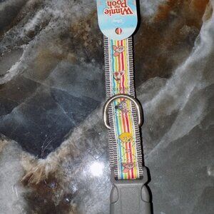 DISNEY WINNIE THE POOH DOG COLLAR SIZE L (NECK SIZE 18"-26") NEW